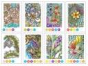 New Cartes de coloriage CHAMELEON, 16 cartes