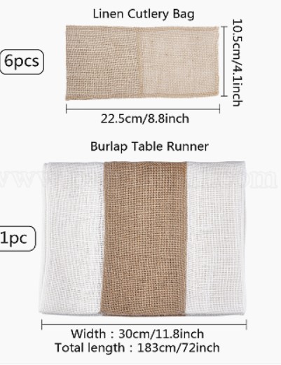 Assortissement chemin de table x1 et