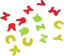 Lettres en feutrine multicolores 150 pièces
