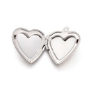 Pendentif INOX doré, avec cadre photo rond, 31x27,5x5,5mm, taille intérieure 20x20mm (copie)