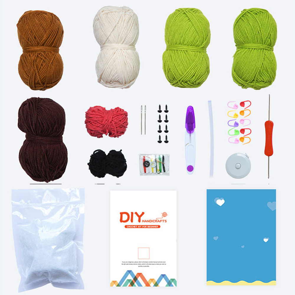 Kit complet pour débutant au crochet, modèle fruit (6 styles) (copie)