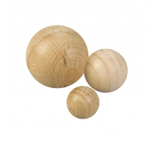  Boule Hêtre diam 10mm x 10 pièces