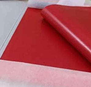  Feuille de carbone rouge A4 39.7 x 21cm