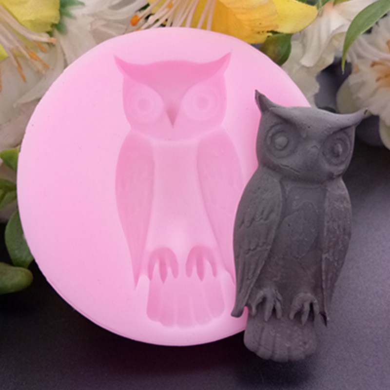  Moule en silicone, hibou, 56x10mm