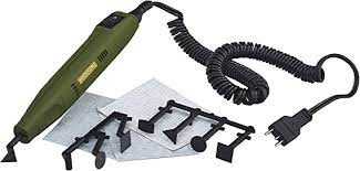 PROXXON P23 28594 Ponceuse linéaire non rotatif 12V 1A + 8 patins + 3 feuilles