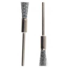 Proxxon 28955 brosses en acier inox x 2 diam 0.8mm axe 2.35mm