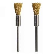 Proxxon 28961 brosses laiton x2 diam 8 mm axe 2,35 mm