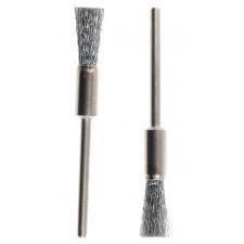 VERIFINV PROXXON P32 28951 brosses en acier inox x2 diam 8 mm axe 2.35 mm