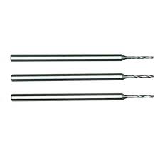 PROXXON P30 28854 forêts en acier hélicoïdaux HSS x 3 diam 1mm  axe 2.35mm
