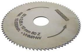 PROXXON P44 28011 lame de scie KS 230 en métal dur plein 80 dents 0.50x0.5mm
