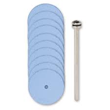 PROXXON P32 28294 polissoirs élastiques en silicone disque x 10 avec tige diam 22mm