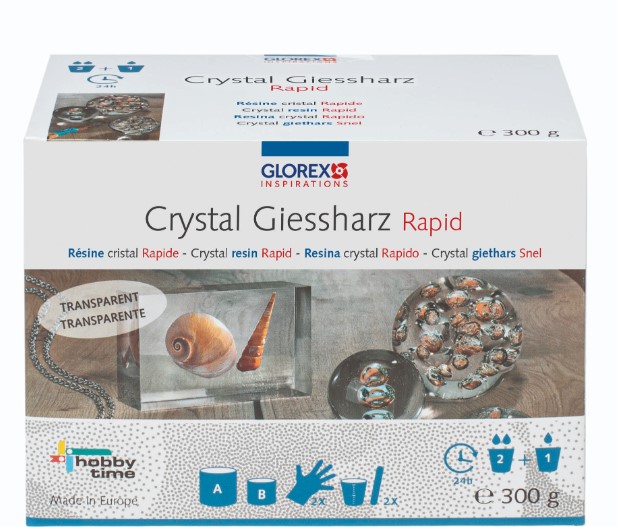  Résine cristal transparente avec durcisseur 300g