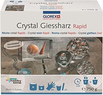 [7610877556697]  Résine cristal transparente avec durcisseur 750g