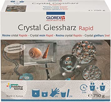  Résine cristal transparente avec durcisseur 750g