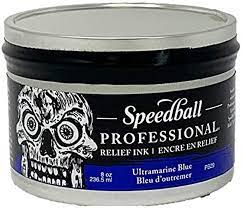 ENCRE PROF RELIEF SPEEDBALL 237 ML BLEU OUTREMER
