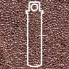 Perles Miyuki rocaille 11/0 tube d'env. 8,5g galvanised wine