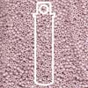 Perles Miyuki rocaille 11/0 tube d'env. 8,5g matte opaque rose