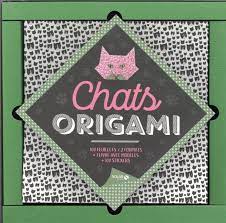 Coffret origami chats 100 feuillets 17x17cm + 1 planche de stickers