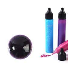 Peinture slow & art prune pailletté 30ml