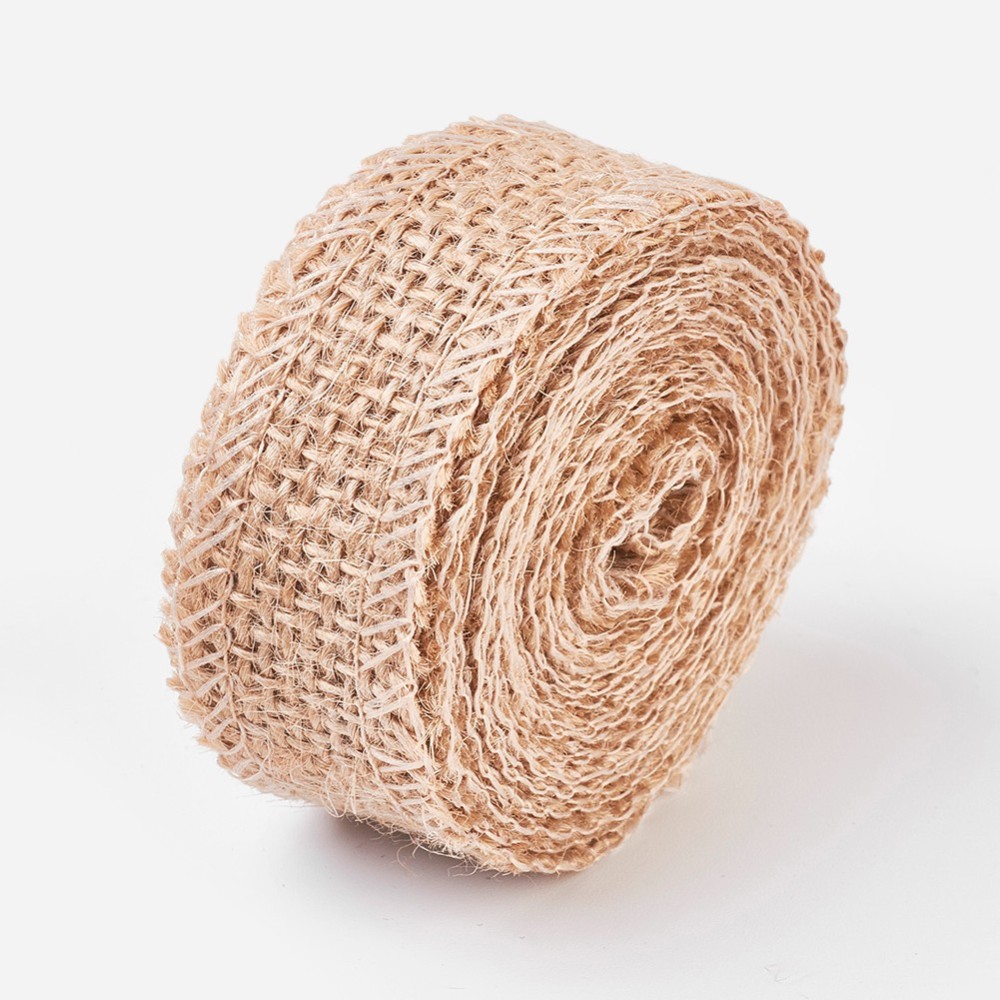 Rouleaux de jute naturelle 2.5cm x 3m