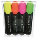 Surligneur schneider job 4 couleurs mine 1-5mm