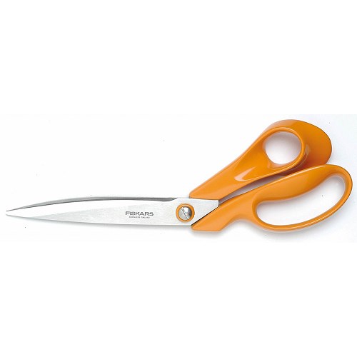 Ciseaux de tailleur fiskars droitier orange 27cm