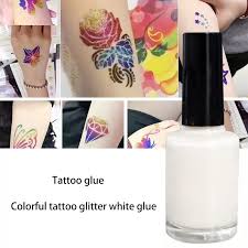 Colle pour tatouages paillettes / Nail art / Glitter tatoo glue 8ml