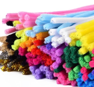 Cure-pipe (chenille), épais, à l'unité, coloris à choisir en boutique