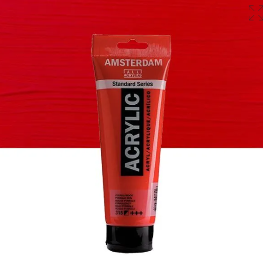 [17123150] Acrylique AMSTERDAM, rouge pyrrole, 250 ml
