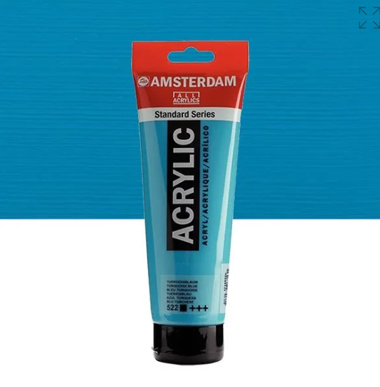 Acrylique AMSTERDAM, bleu turquoise, 250 ml