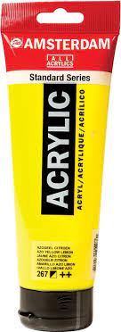 Acrylique AMSTERDAM, jaune azo citron, 250 ml