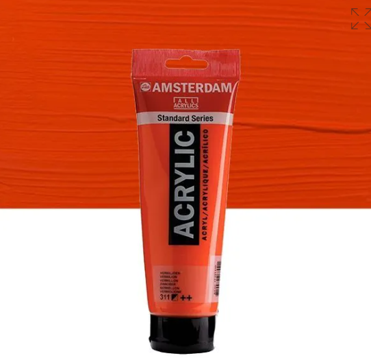 Acrylique AMSTERDAM, vermillon, 250 ml