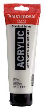 Acrylique AMSTERDAM, blanc de zinc, 250 ml