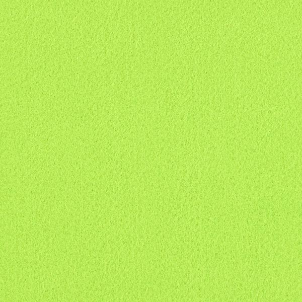Feutrine, la feuille de 20 x 30 cm, vert clair fluo
