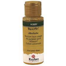 Rayher / Peinture acrylique matt, ocre léger, 59ml