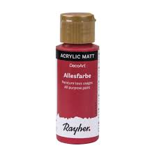 Rayher / Peinture acrylique matt, rouge cadmium, 59ml