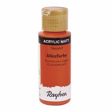 Rayher / Peinture acrylique matt, orange, 59ml