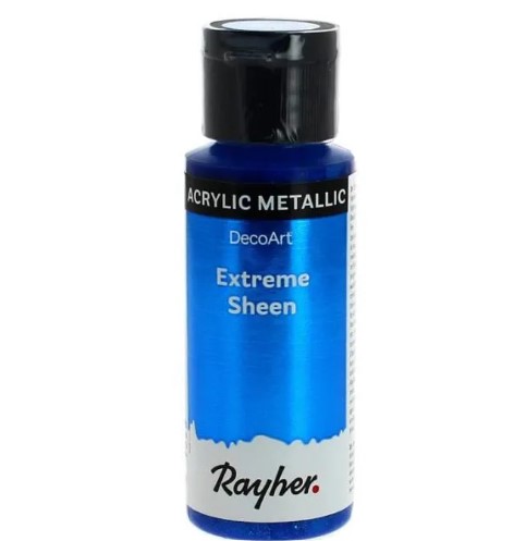 Rayher / Peinture acrylique métallique Extreme sheen, saphir, 59ml