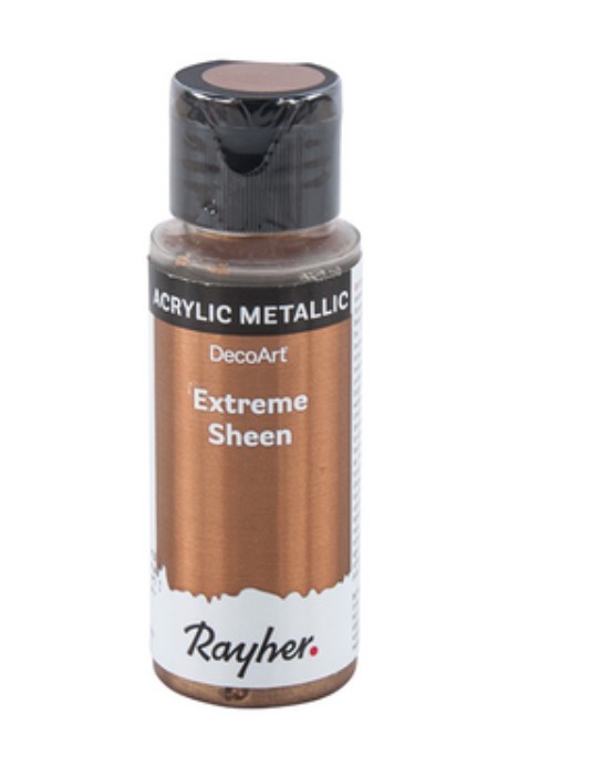 Rayher / Peinture acrylique métallique Extreme sheen, bronze antique, 59ml