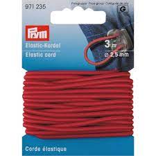 Corde élastique rouge 2.5mm x 3m