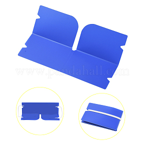 Boite plastique souple pliable bleue pour ranger le masque, 190x120x0.3mm