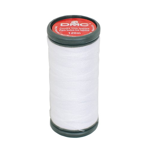 DMC Bobine de fil 100% polyester 120m blanc