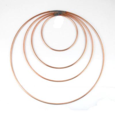 Cercle métal cuivre diam 25cm épaisseur 3mm