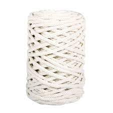 Fil braidy recycling tressé 4mm 65m 250gr ivoire