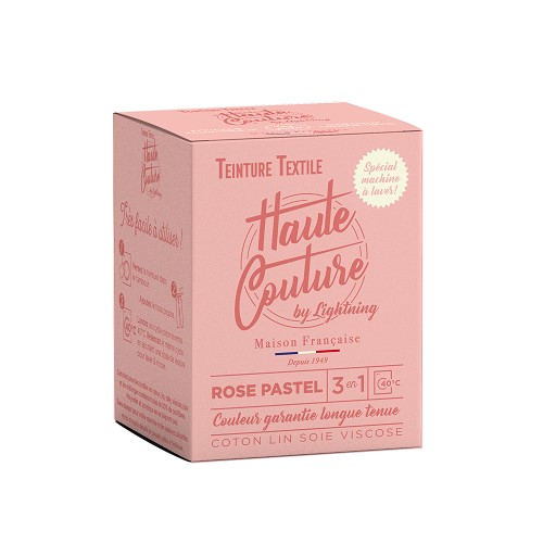 Teinture textile haute couture rose pastel 350gr