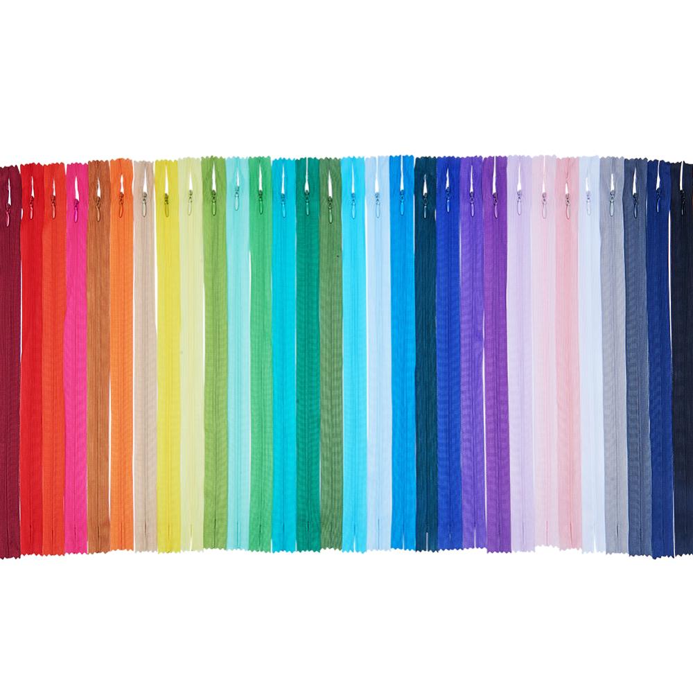 Fermeture éclair nylon 12cm coloris divers
