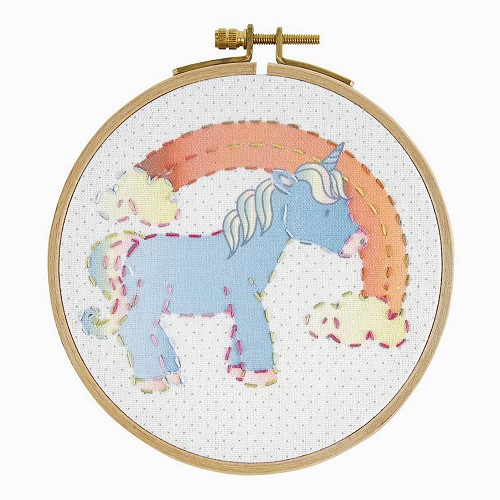 KIT BRODERIE LICORNE ENFANT 6 ANS ET +