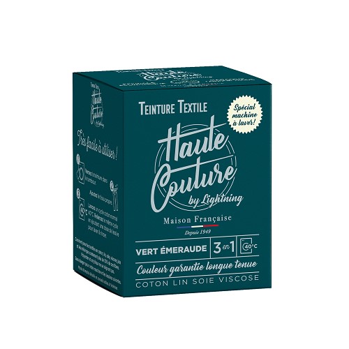 Teinture textile haute couture vert emeraude 350gr