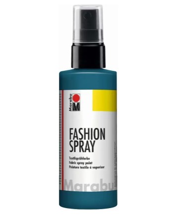 Marabu fashion spray textile à vaporiser 092 pétrol 100ml