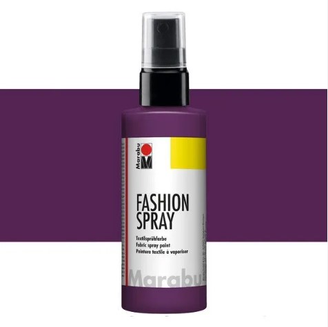 Marabu fashion spray textile à vaporiser 039 aubergine 100ml